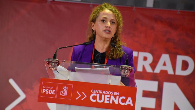 La portavoz de la Ejecutiva provincial socialista, Gracia Canales