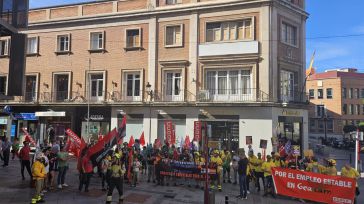 Los trabajadores de Geacam proseguirán con las movilizaciones "mientras se trate a los interinos como kleenex"