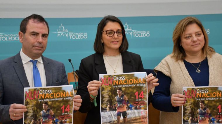 La Diputación de Toledo reconoce la importancia deportiva nacional del Cross ‘San Juan Evangelista’ de Sonseca