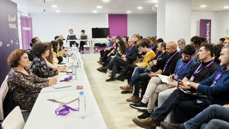 Consejo Ciudadano Estatal de Podemos, celebrado el pasado miércoles.